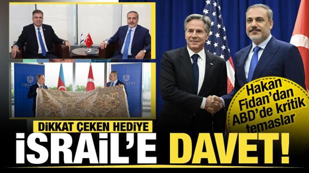 Dışişleri Bakanı Hakan Fidan'ın ABD'li mevkidaşı Antony Blinken'in ABD'deki görüşmesi