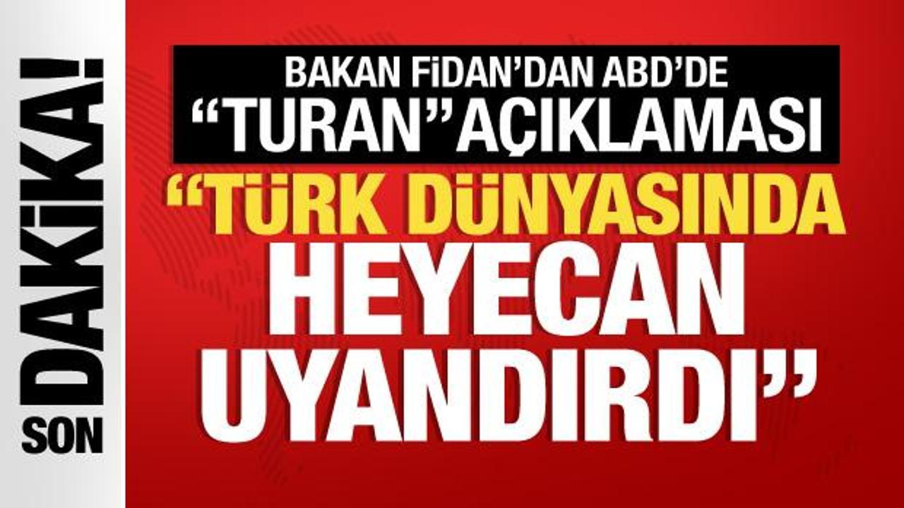 BM zirvesi için New York'ta bulunan Dışişleri Bakanı Fidan "Türk