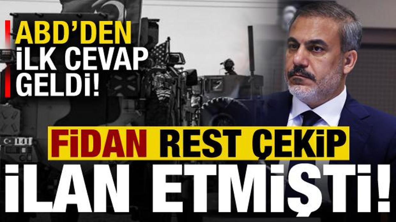 Dışişleri Bakanı Hakan Fidan'ın " Irak ve Suriye’de PKK/YPG’ye ait