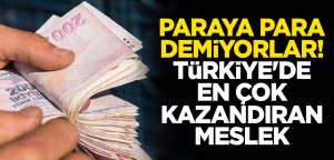 Türkiye’de en çok kazandıran meslek. Paraya para demiyorlar