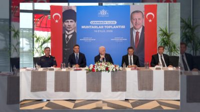 İstanbul Valisi Davut Gül, Çekmeköy ilçesinde 21 mahalle muhtarı ile