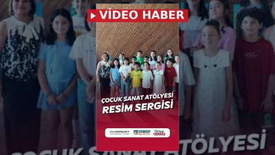 Çekmeköy Çocuk Sanat Atölyesi öğrencilerinin yıl boyunca hazırladığı eserlerden oluşan