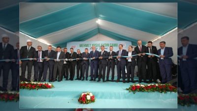 Çalışma ve Sosyal Güvenlik Bakanı Vedat Işıkhan'ın katılımıyla Arnavutköy'de inşa