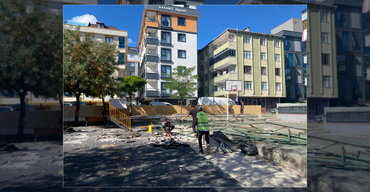 Çekmeköy Belediyesi Güngören Mahallesi Refik Saydam Parkı'nda daha modern ve