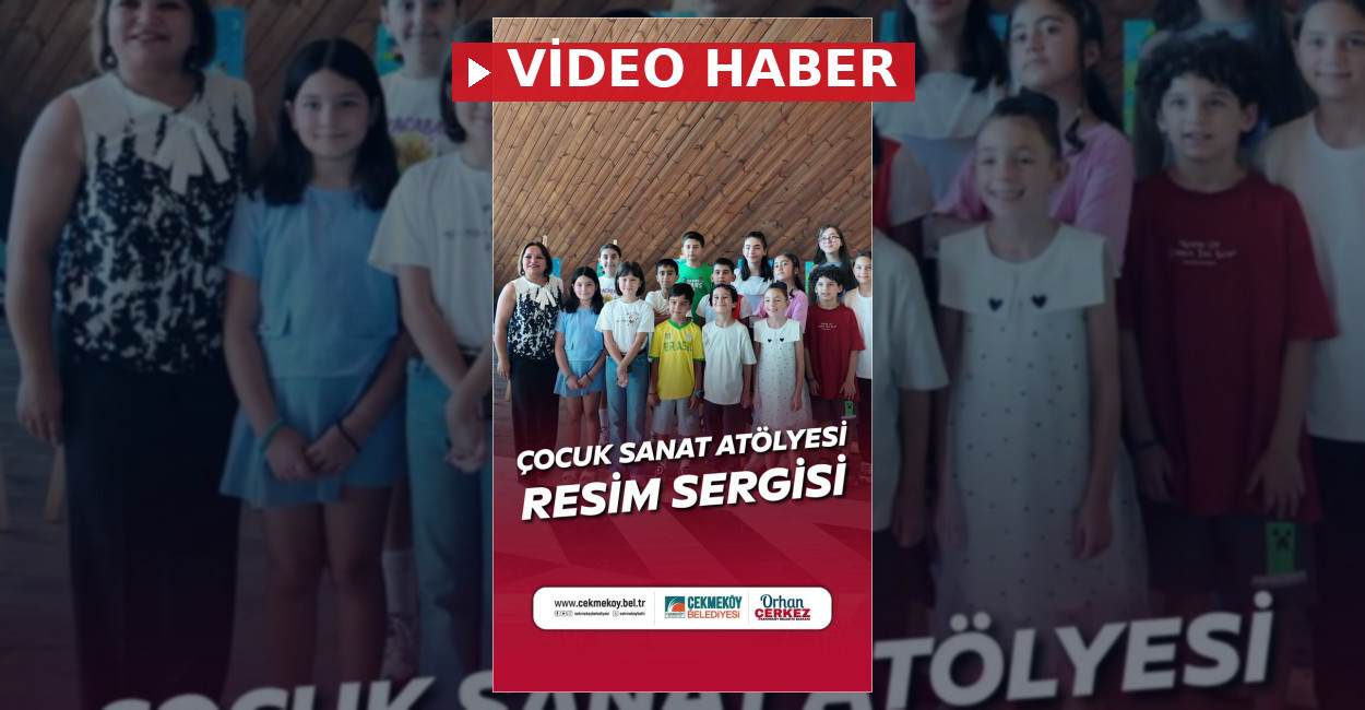 Çekmeköy Çocuk Sanat Atölyesi öğrencilerinin yıl boyunca hazırladığı eserlerden oluşan
