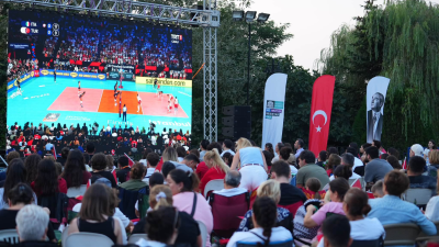 Belediyemiz, A Milli Kadın Voleybol Takımımızın İtalya ile oynadığı Avrupa Şampiyonası