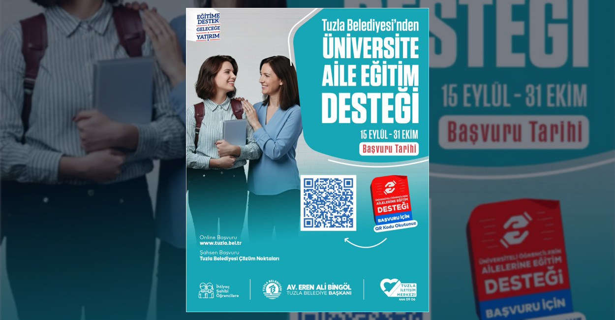 Tuzla Belediyesi, ihtiyaç sahibi üniversite öğrencilerinin ailelerine yönelik yeni eğitim