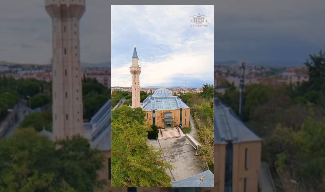 İstanbul Beşiktaş'ta hayırsever katkısıyla inşa edilen Ahmet Akyıldız Camii, geleneksel