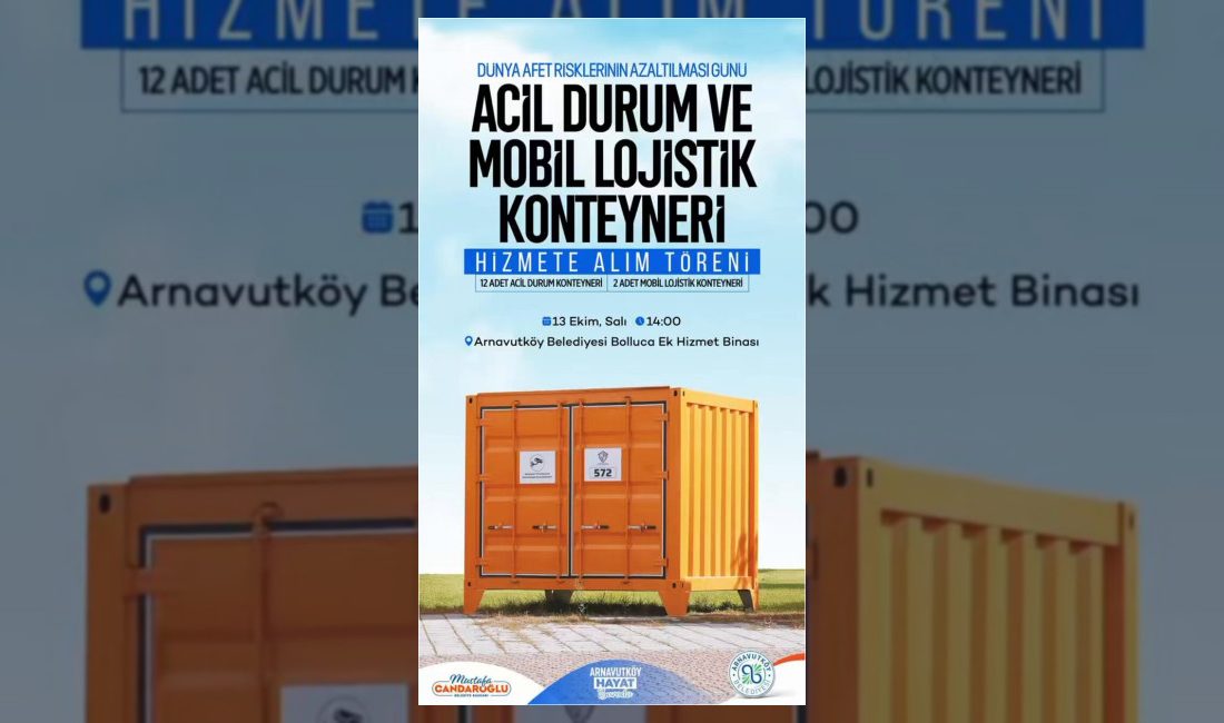 Arnavutköy Belediyesi, Dünya Afet Risklerinin Azaltılması Günü kapsamında Mahalle Afet