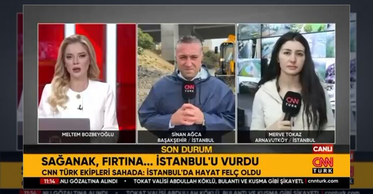 Arnavutköy Belediyesi, ilçede etkili olan şiddetli sağanak yağışlara karşı Afet