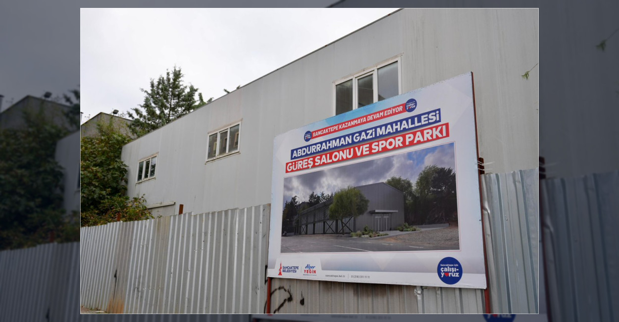 Sancaktepe Belediyesi, ilçenin ilk güreş salonunu Abdurrahmangazi Mahallesi'nde kente kazandıracağını