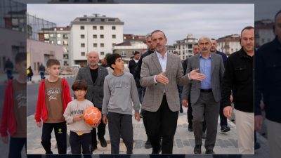 Sancaktepe Belediye Başkanı Alper Yeğin, Abdurrahmangazi Mahallesi'nde yürütülen yol düzenleme