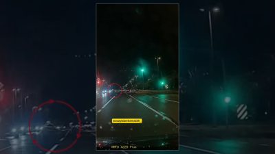 Pendik sahil yolunda hatalı dönüş yapan otomobil sürücüsü ile tepki