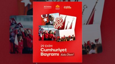 Sultanbeyli Belediye Başkanı Ali Tombaş, Cumhuriyetin 103. yıl dönümü dolayısıyla