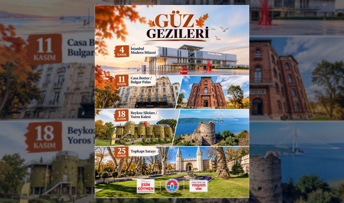 Maltepe Belediyesi tarafından düzenlenen ücretsiz güz gezilerinin kasım ayı kayıt